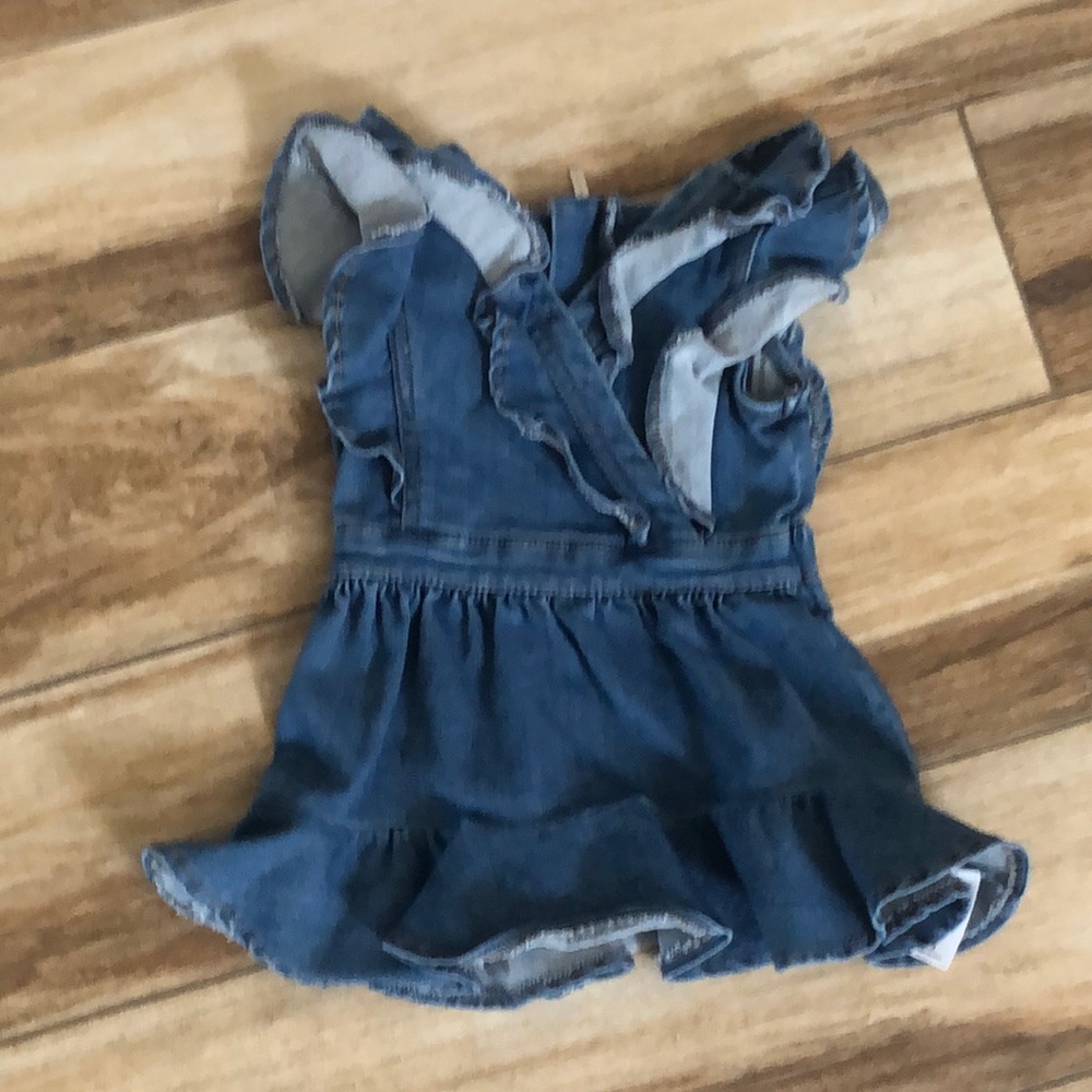 Habitual girls blue denim dress